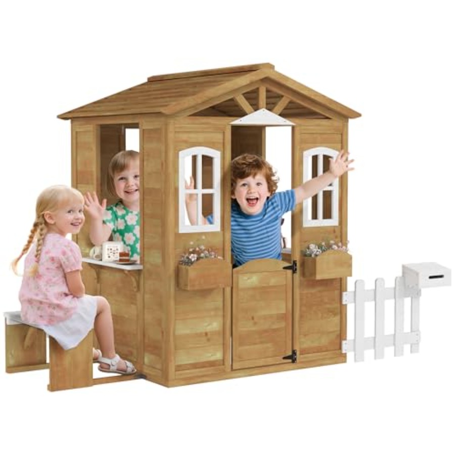 Kids Outdoor Nature Play - Maisonnette de jeu extérieure pour enfants