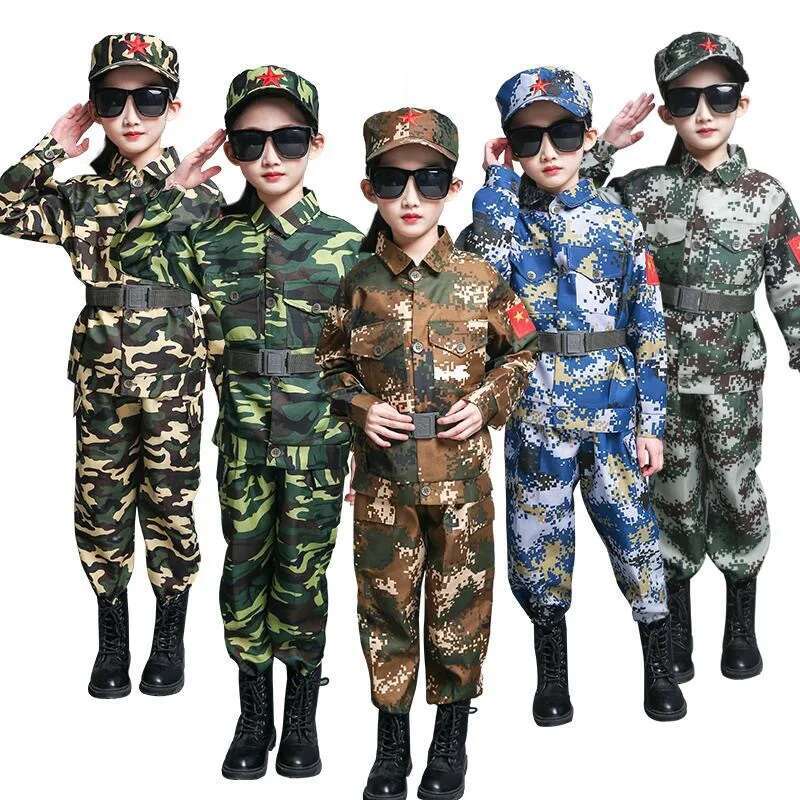 Kids Outdoor Ninja Warrior Course - Uniformes d'entraînement militaire pour garçons et