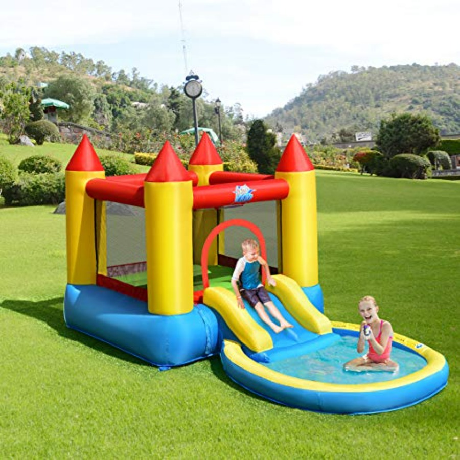 Kids Outdoor Jump House - Structure gonflable de jardin pour enfants