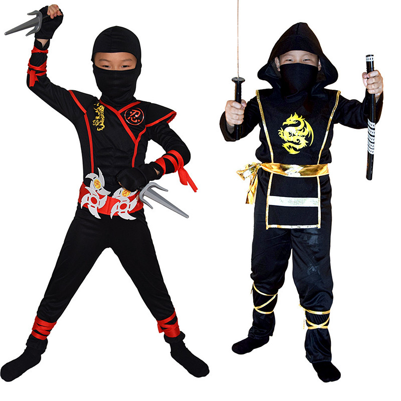 Kids Outdoor Ninja Warrior Course - Costume de luxe Ninja pour garçons,