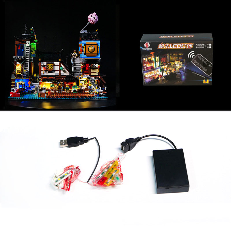 Lego Set City - Kit d'éclairage LED pour LEGO 70657