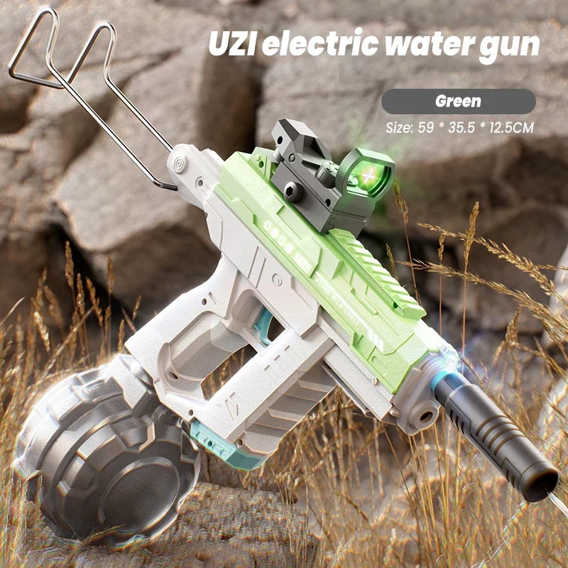 Kids Outdoor Nature Play - Pistolet à eau électrique UZI Space,