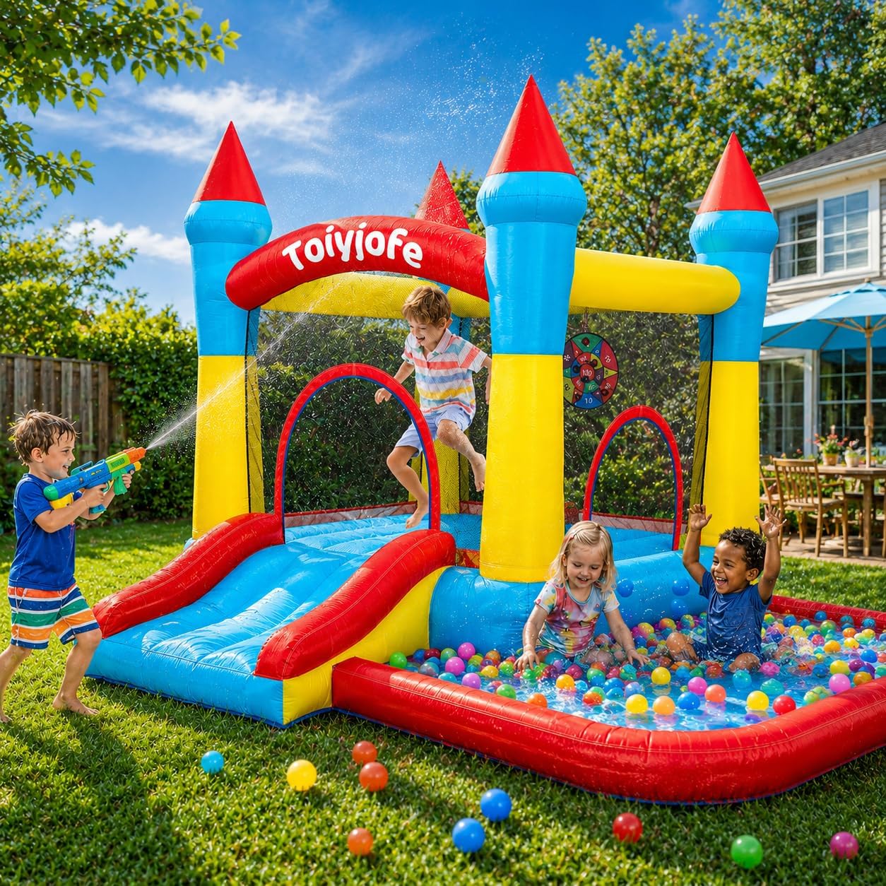 Château gonflable pour enfants - Kids Outdoor Jump House avis et prix