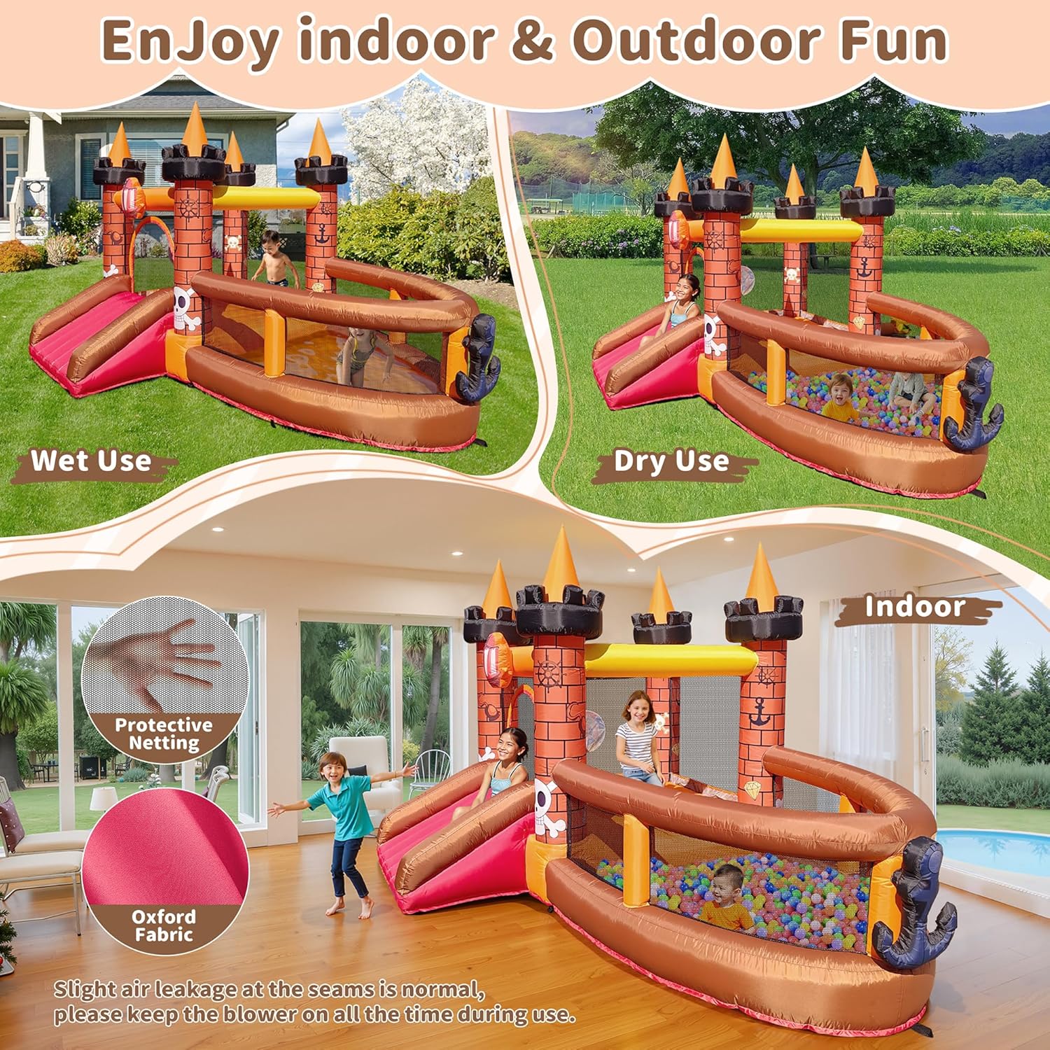 Château gonflable pour enfants - Kids Outdoor Jump House avis et prix