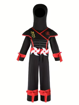 Costume de ninja noir pour enf - Kids Outdoor Ninja Warrior Course avis et prix