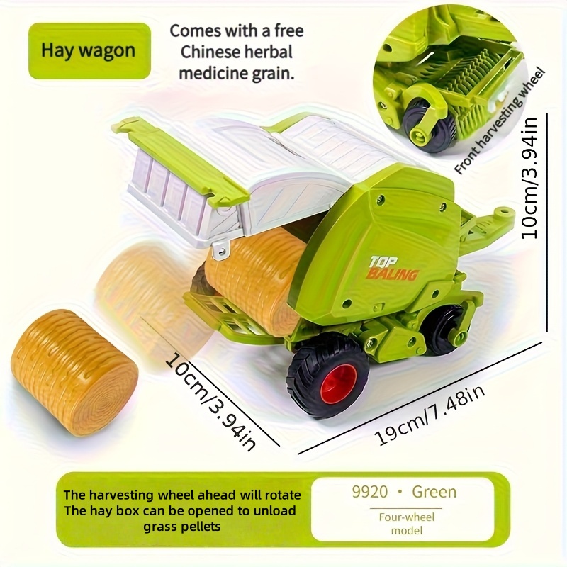 Tracteur agricole inertiel 1:2 - Kids Outdoor Entertainment avis et prix