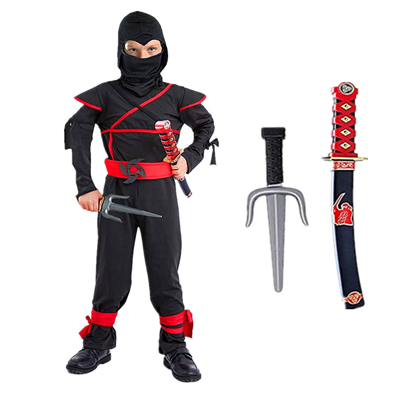 Costume de Ninja noir pour gar - Kids Outdoor Ninja Warrior Course avis et prix