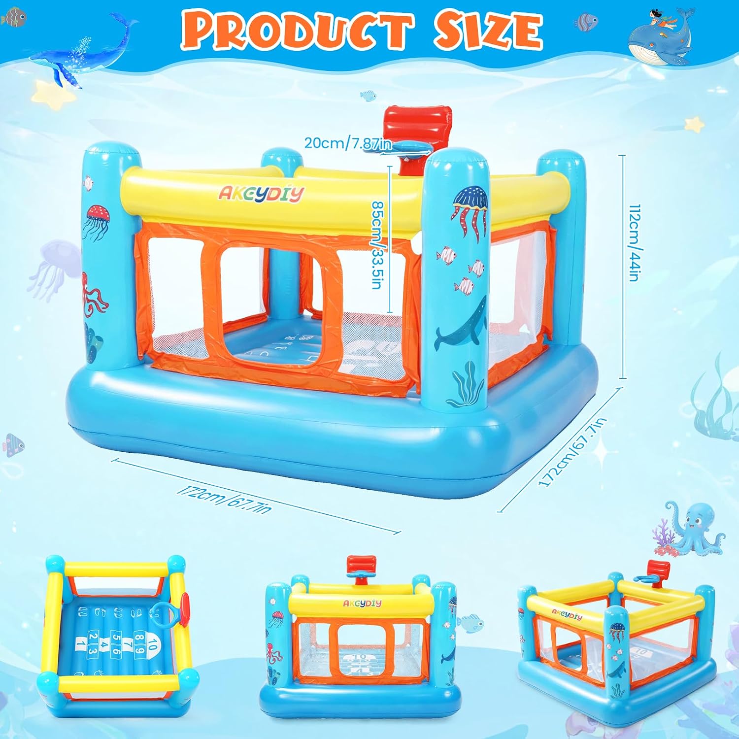 Structure gonflable, structure - Kids Outdoor Jump House avis et prix