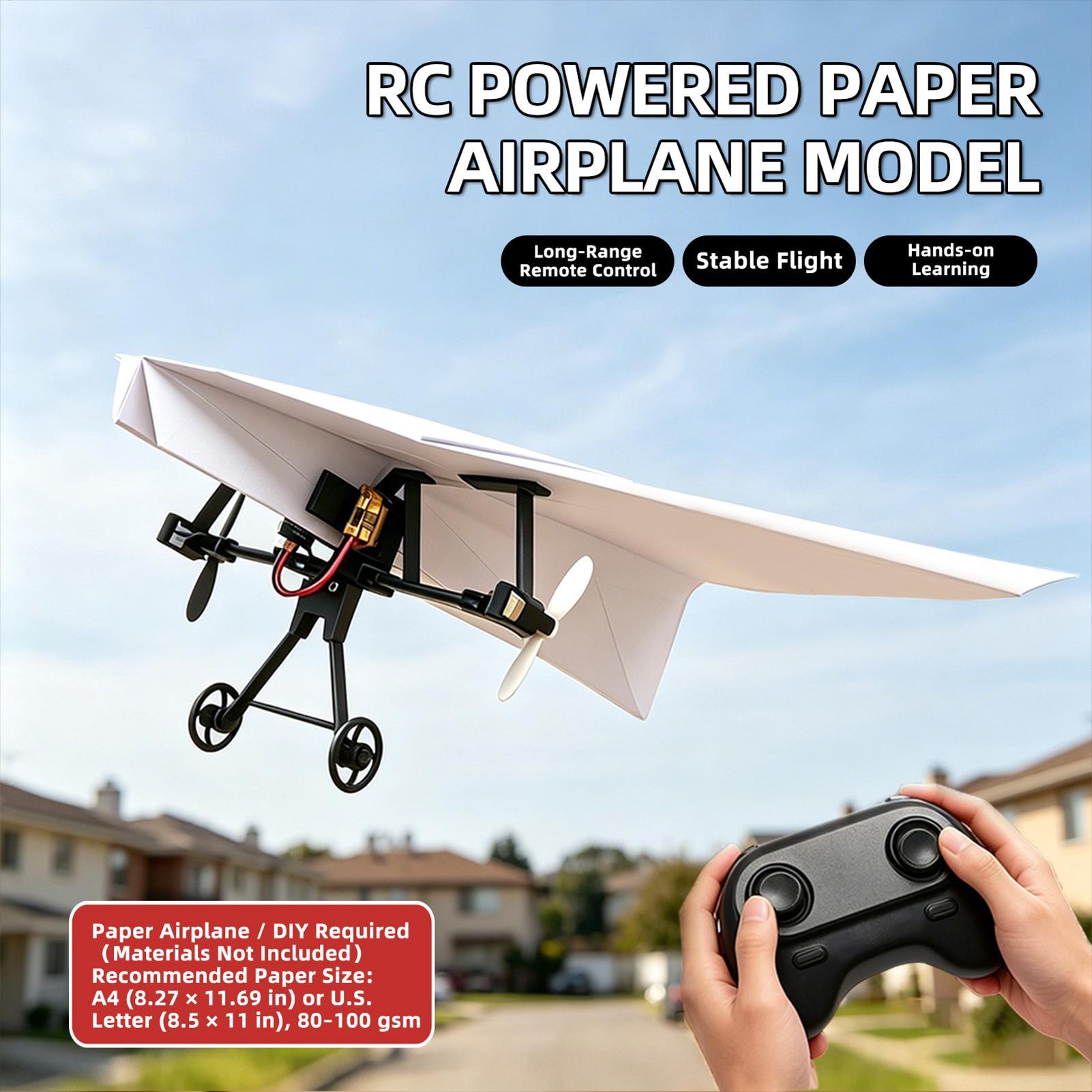 Kit d'avion en papier RC à con - Kids Outdoor Entertainment avis et prix