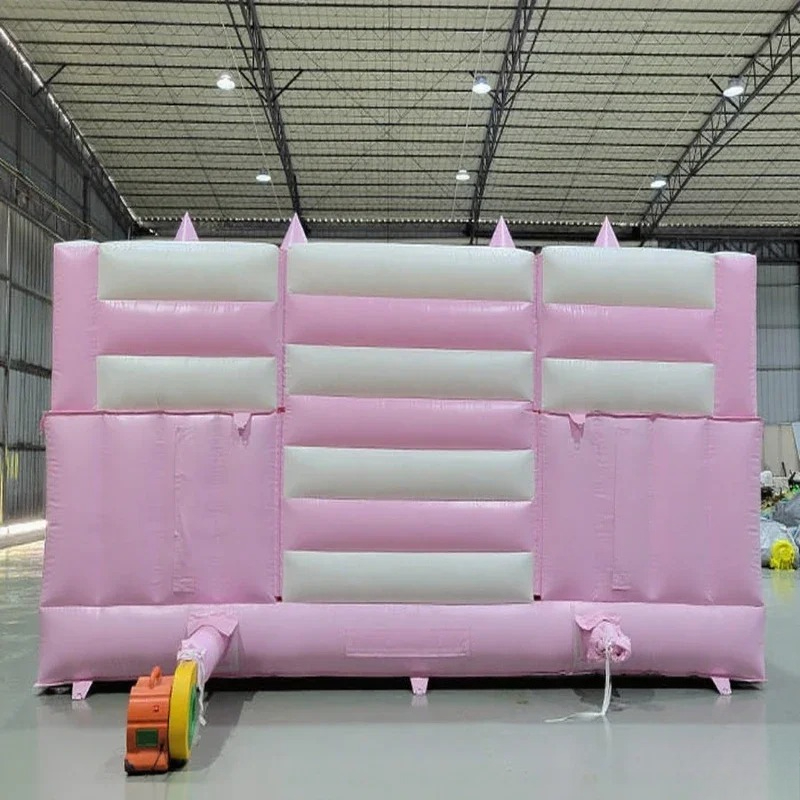 Château gonflable rose de prin - Kids Outdoor Jump House avis et prix