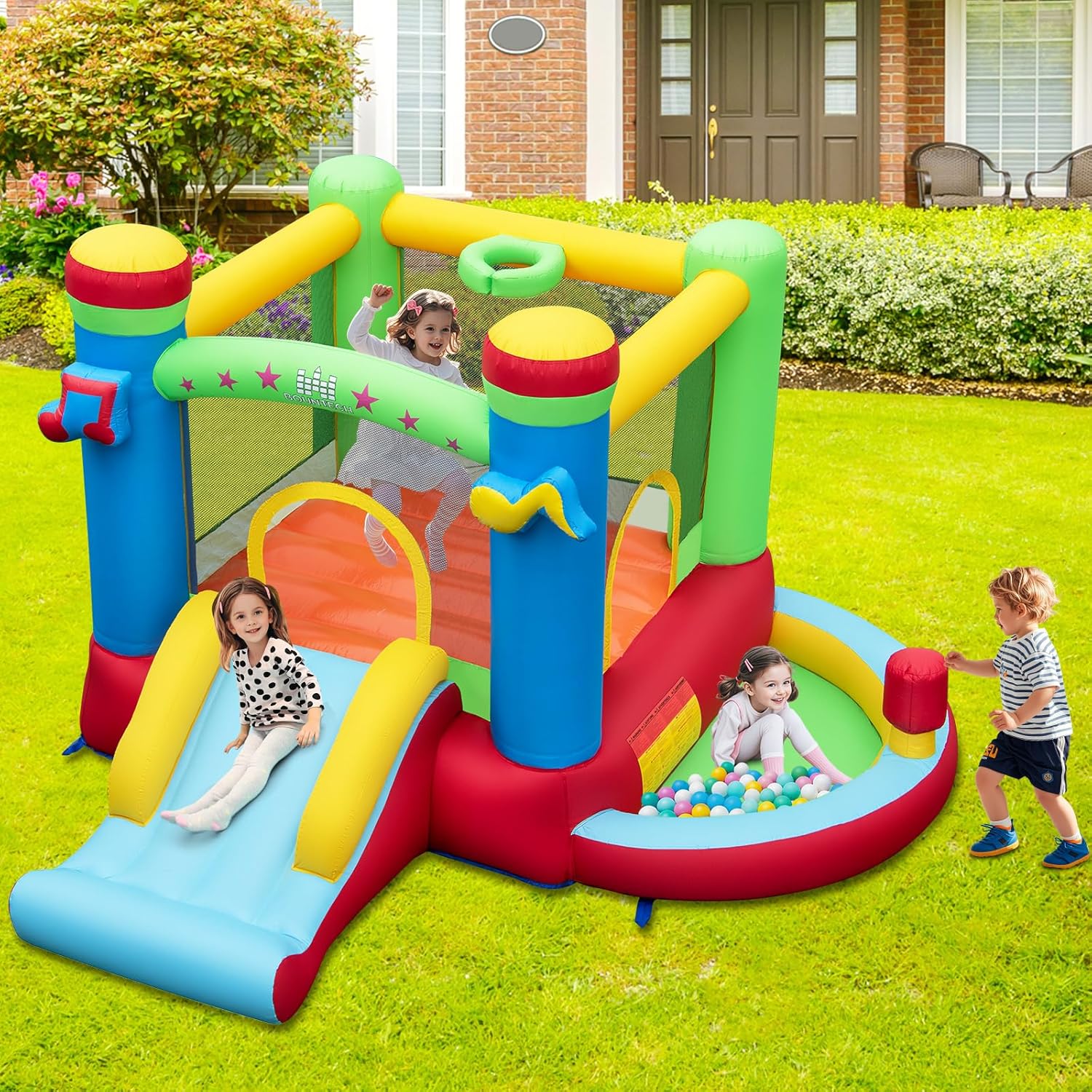 Château gonflable avec piscine - Kids Outdoor Jump House avis et prix