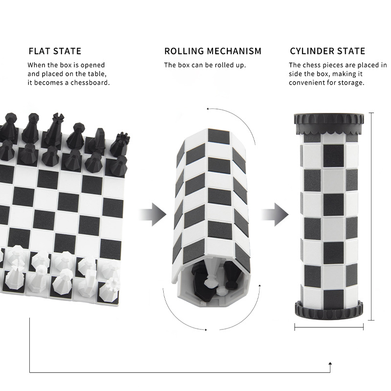 Jeu d'échecs portable 2 en 1,  - Kids Outdoor Entertainment avis et prix